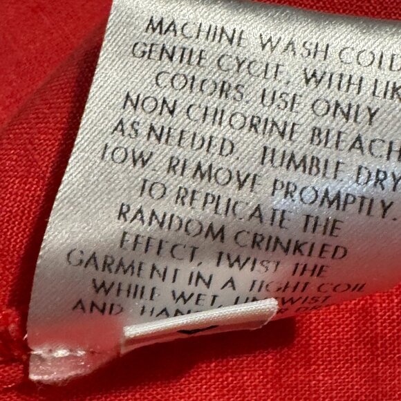 Eileen Fisher Casual A-Line Linen Blouse - Picture 4 of 6